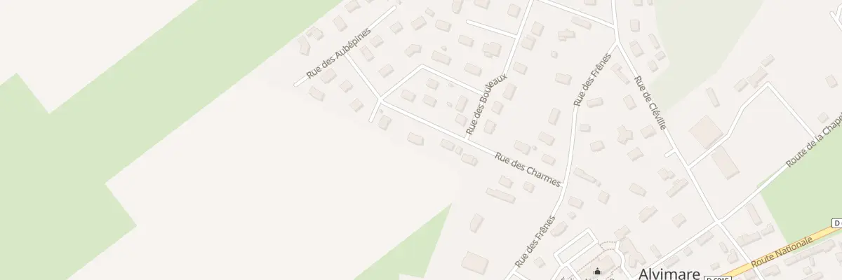 Plan du 17 Rue des Charmes à Alvimare