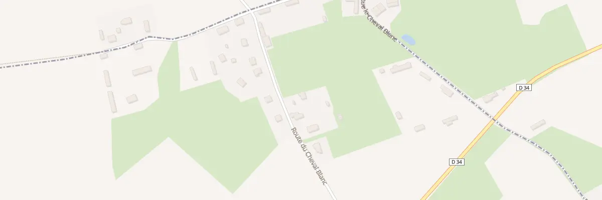 Plan du 1590 Rte du Cheval Blanc à Saint-Aubin-de-Crétot