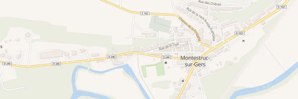 Plan du 152 Rue de la Tour à Montestruc-sur-Gers