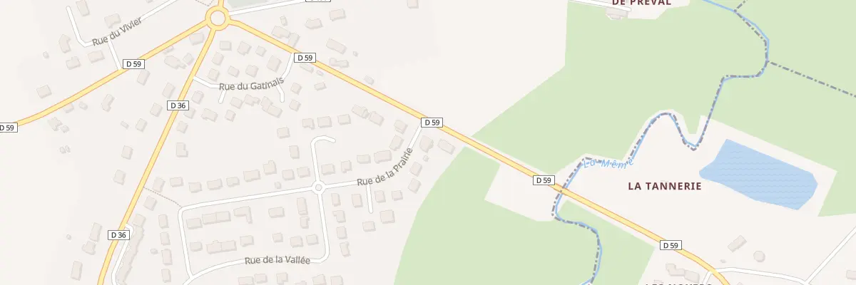 Plan du 16 Rue de la Même à Préval