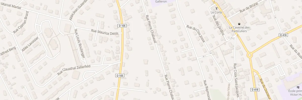 Plan du 30 Rue Pierre Chabaud à L’Aigle
