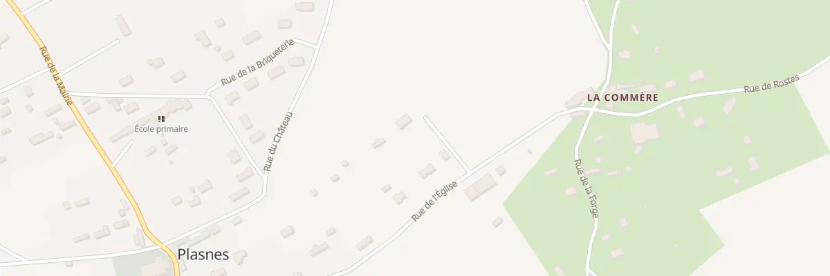 Plan du 1 Che de l’Eglise à Plasnes