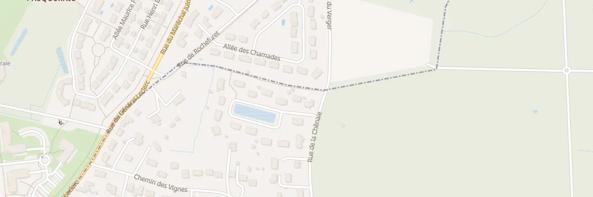 Plan du 3 All du Clos de la Bareusie à Joué-lès-Tours