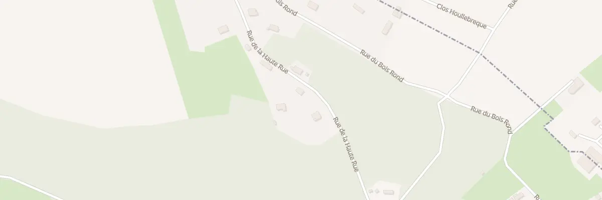 Plan du 745 Rue de la Haute Rue à Saint-Nicolas-de-la-Haie