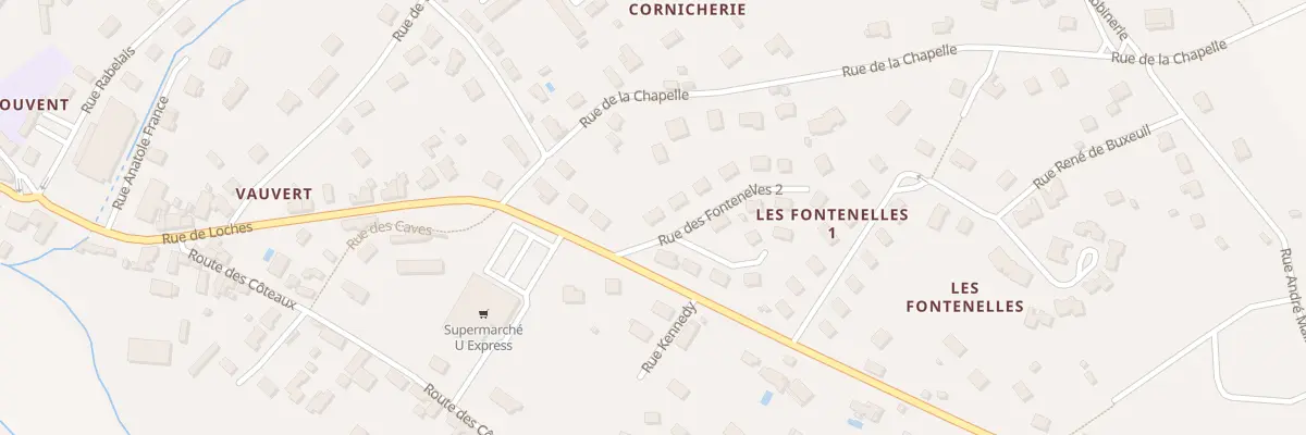 Plan du 1 Les Fontenelles 2 à Sainte-Maure-de-Touraine