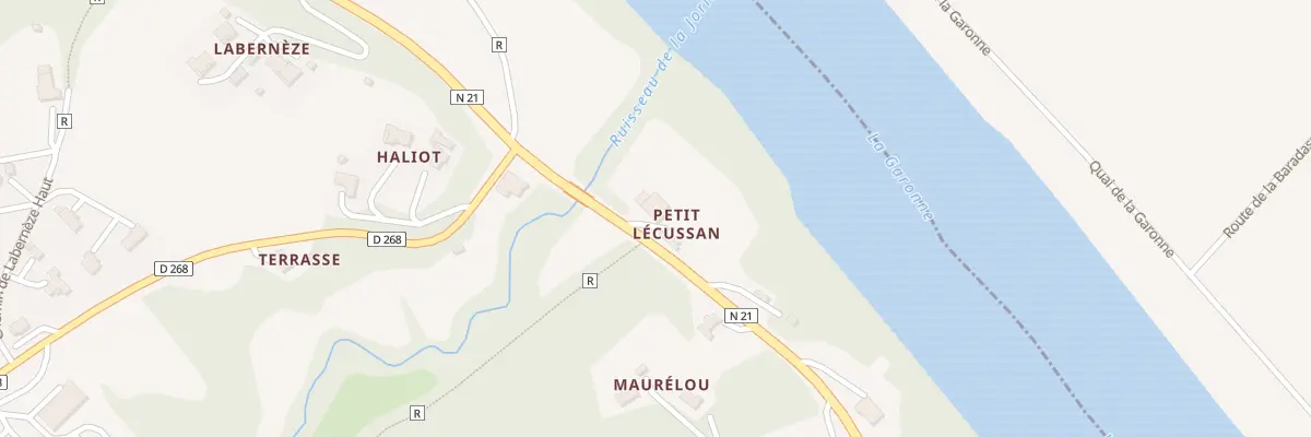 Plan du 1380 Rn 21 à Moirax