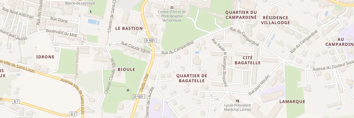 Plan du 6395 Rue du Campardiné à Lectoure