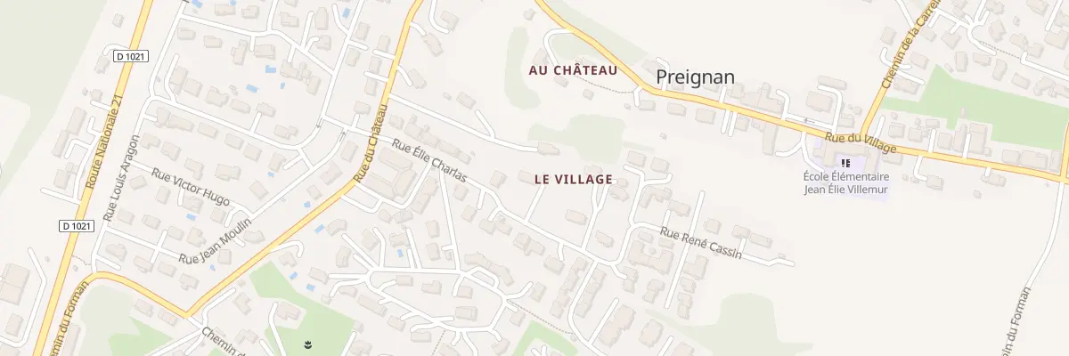 Plan du 15 Rue Elie Charlas à Preignan