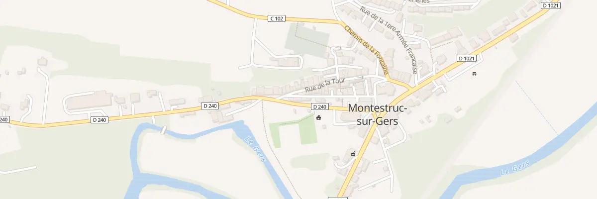 Plan du 132 Rue des Remparts à Montestruc-sur-Gers