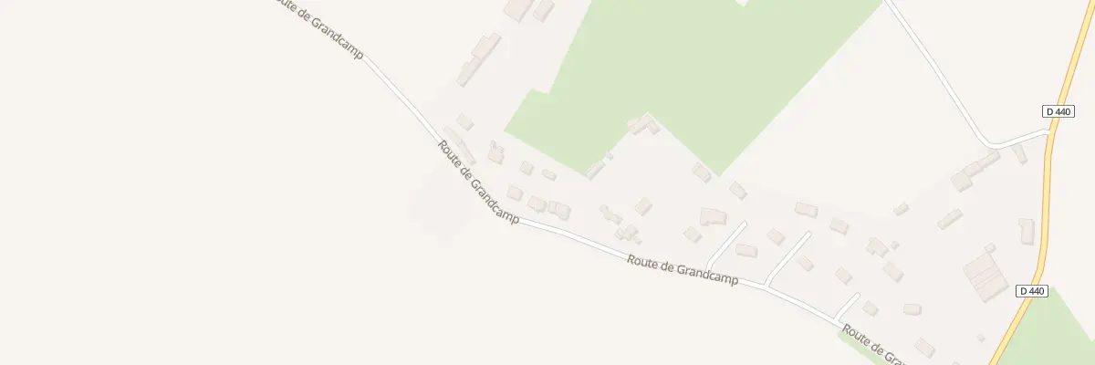 Plan du 412 Rte de Grandcamp à Anquetierville