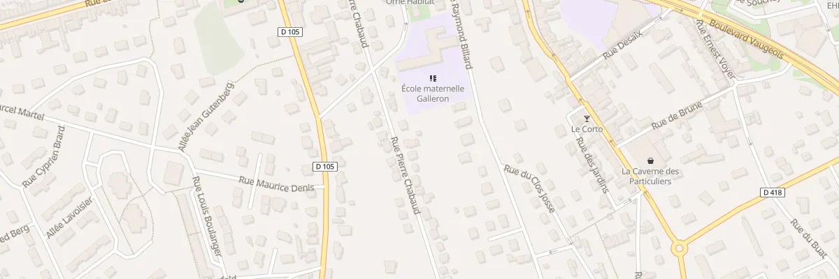 Plan du 19 Rue Pierre Chabaud à L’Aigle