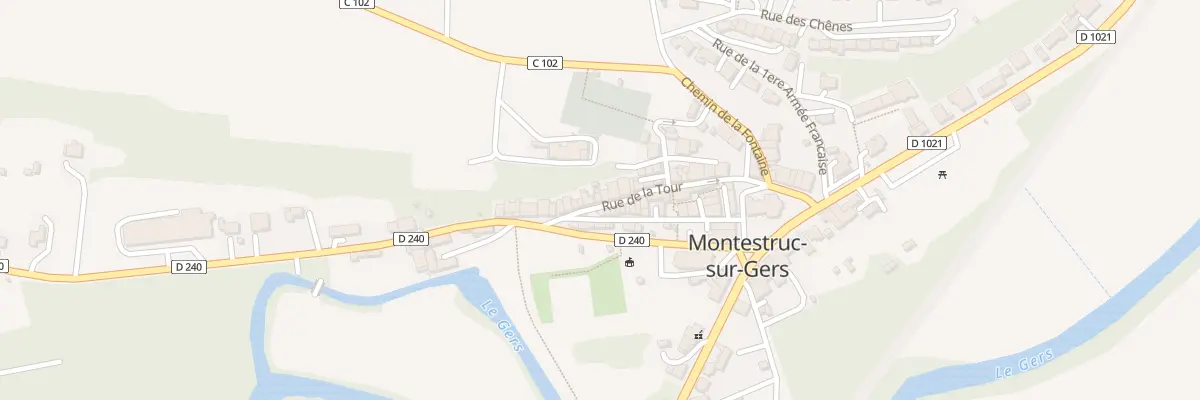 Plan du 122 Rue de la Tour à Montestruc-sur-Gers