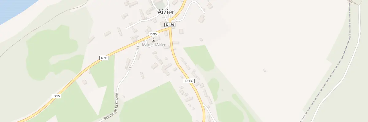Plan du 107 Rte du Fond des Vaux à Aizier
