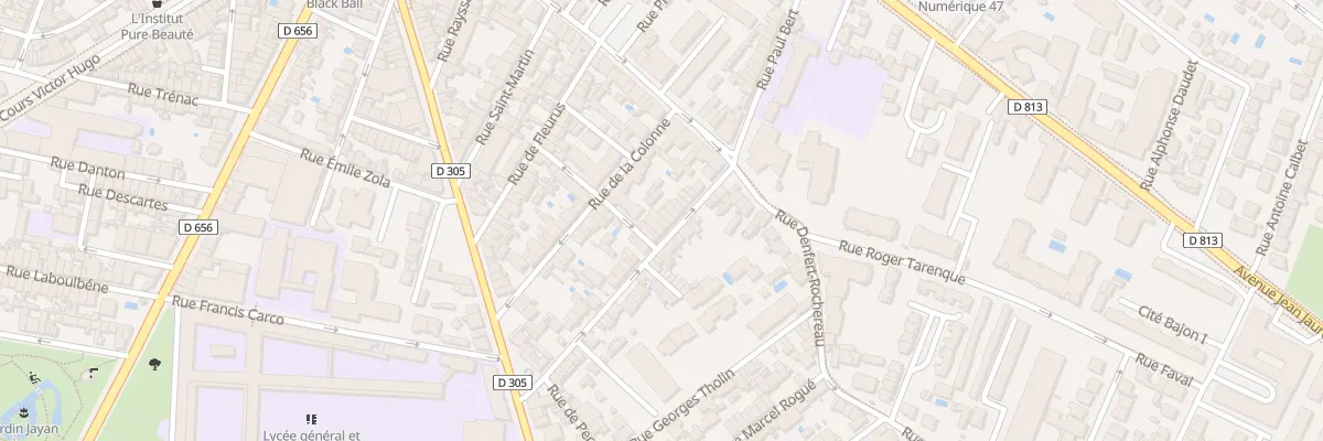 Plan du 37 Rue Ernest Sarrou à Agen