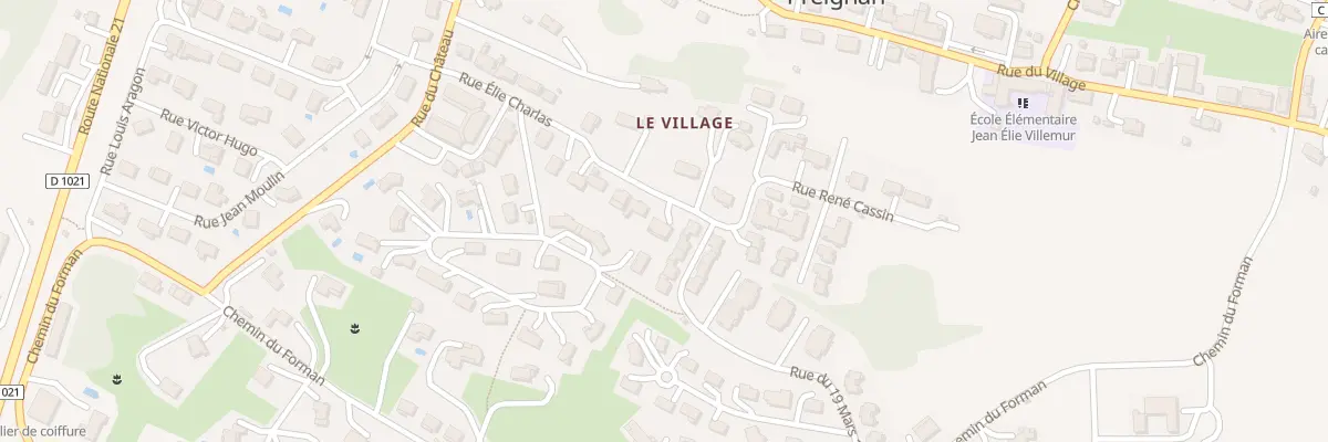 Plan du 14 Rue Elie Charlas à Preignan