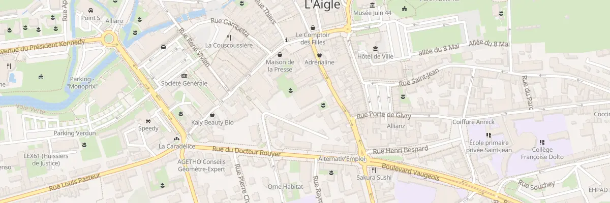 Plan du 20 Rue des Emangeards à L’Aigle