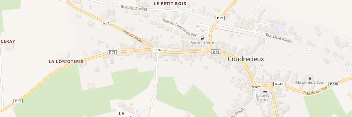 Plan du 51 Rue Principale à Coudrecieux