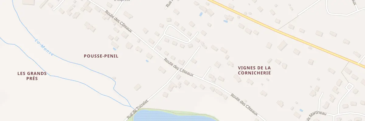 Plan du 31 Rue des Coteaux à Sainte-Maure-de-Touraine