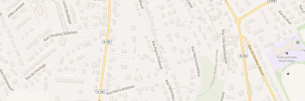 Plan du 40 Rue Pierre Chabaud à L’Aigle