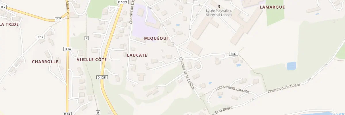 Plan du 2 Che de la Colline à Lectoure