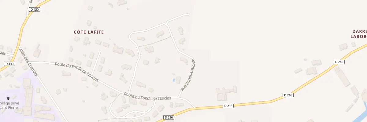 Plan du 12 Enclos-Laborde à Casseneuil
