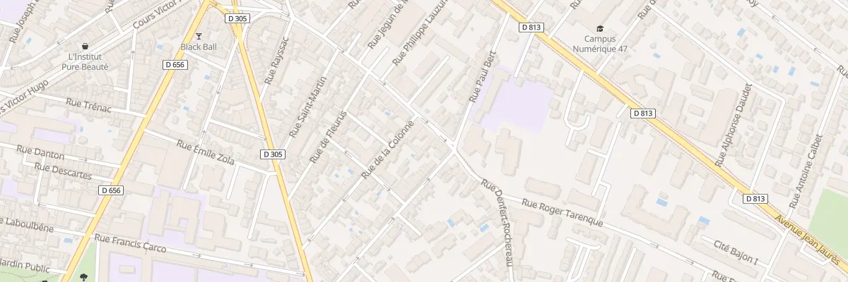 Plan du 62 Rue Denfert Rochereau à Agen