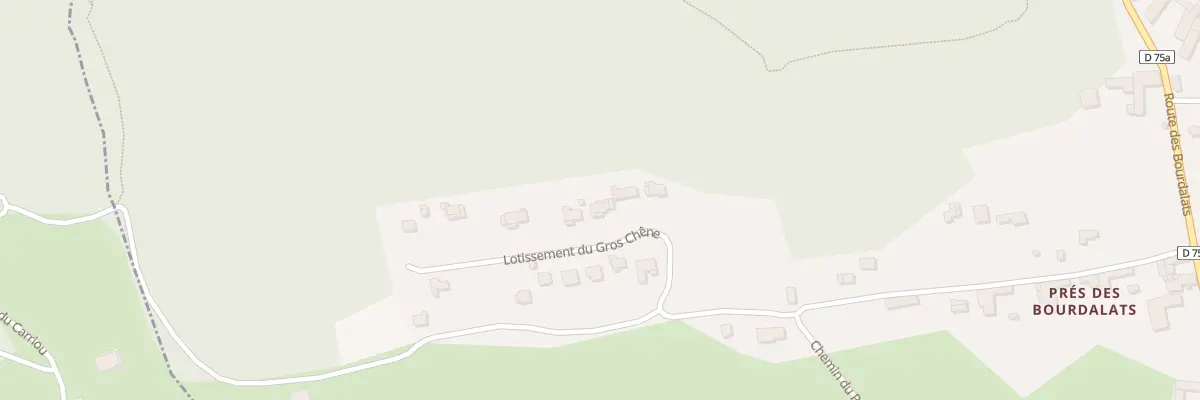 Plan du 21 Lotissement du Gros Chêne à Bordes-de-Rivière
