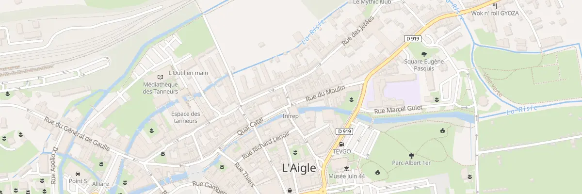 Plan du 2 Rue Verdière à L’Aigle