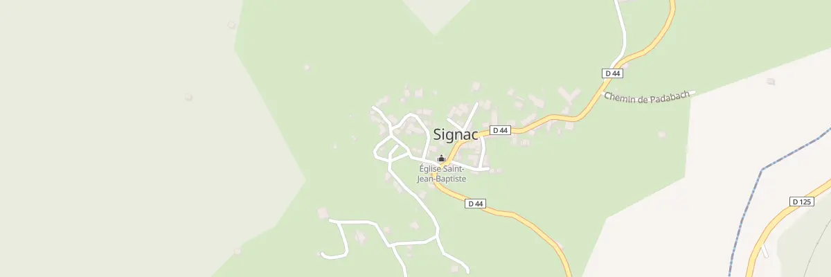 Plan du 2026 Village de Signac à Signac