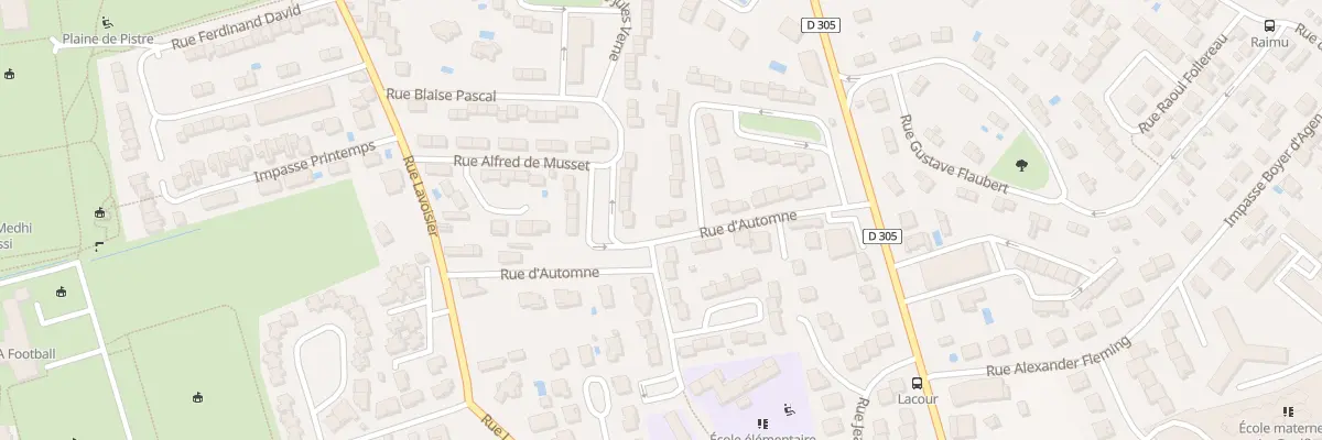 Plan du 195 Rue d’Automne à Agen