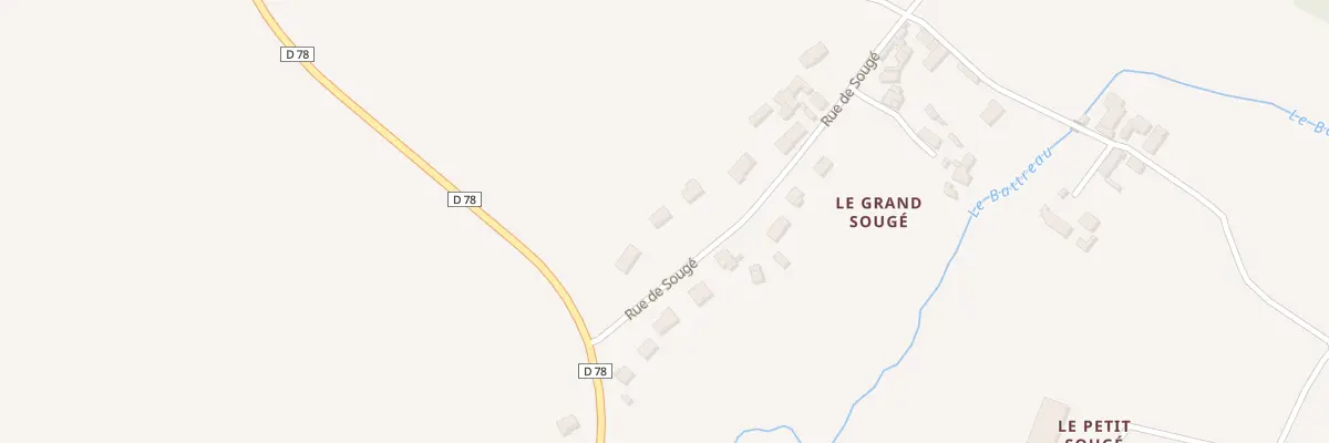 Plan du 5 Rue de Sougé à Oyré