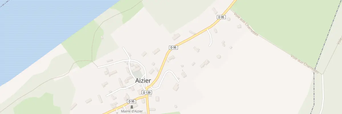 Plan du 92 Rte du Flacq à Aizier
