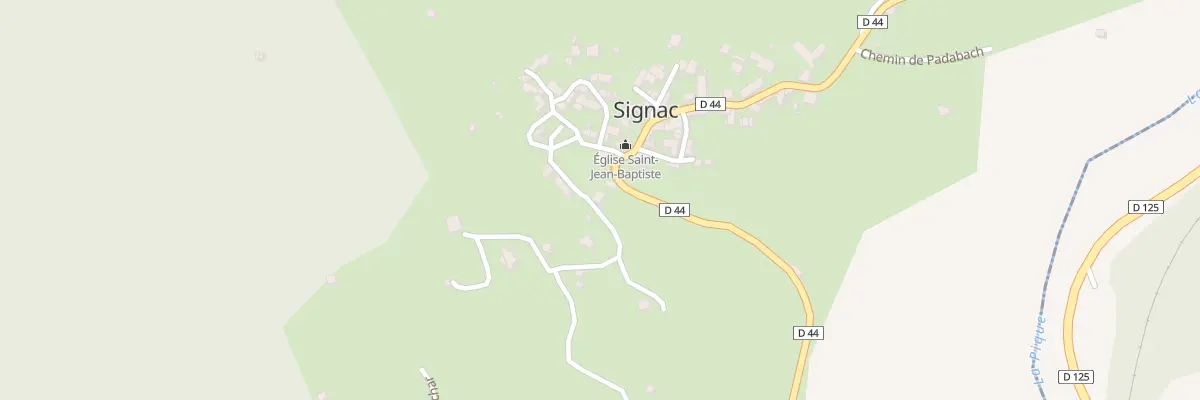 Plan du 2044 Village de Signac Sud à Signac