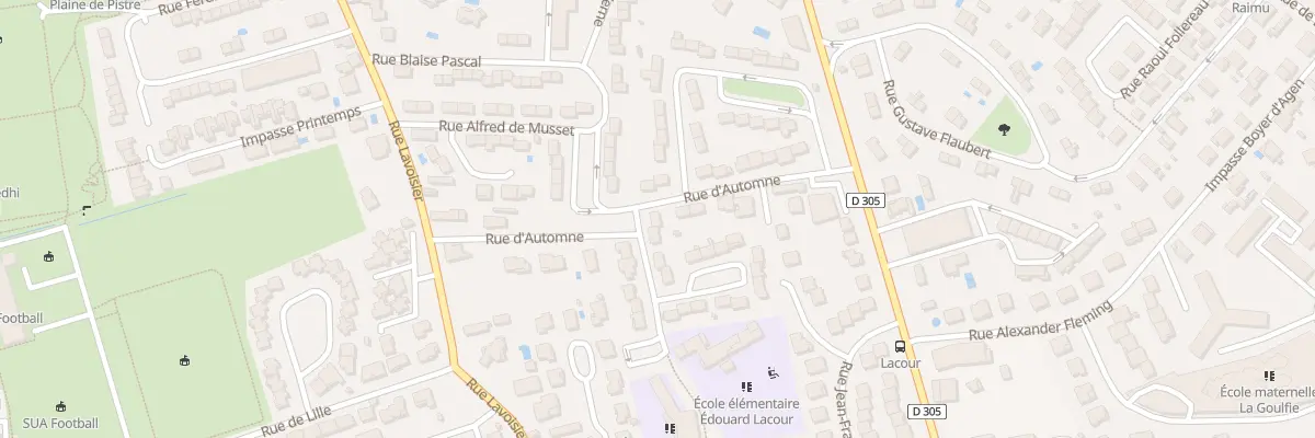 Plan du 164 Rue d’Automne à Agen