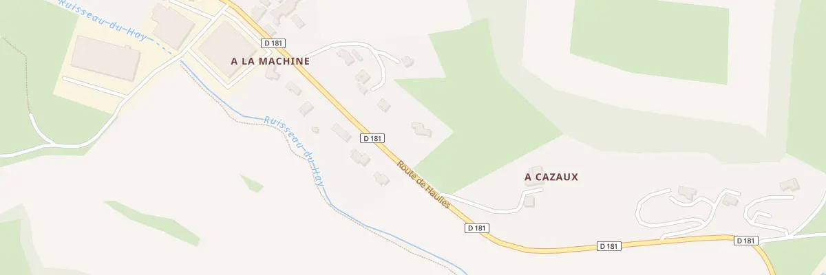 Plan du 781 Rte de Haulies à Auterive