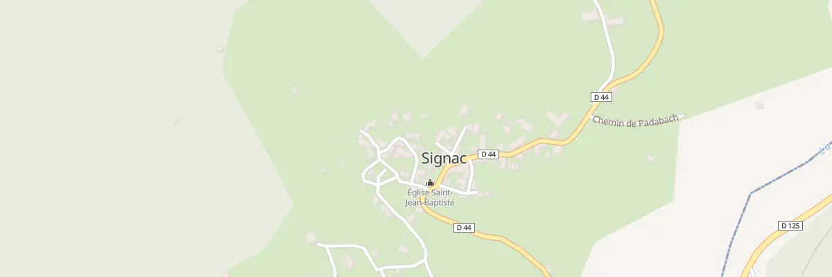 Plan du 2025 Village de Signac à Signac