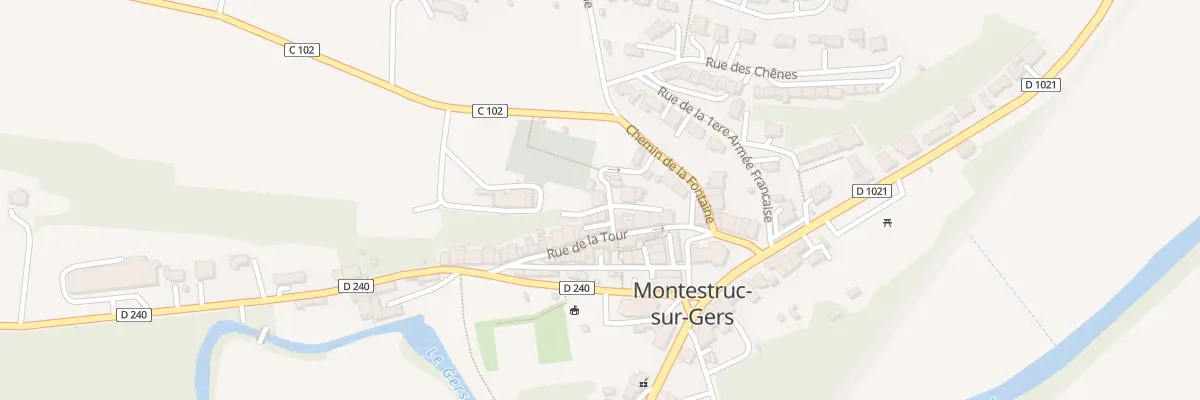 Plan du 5092 Au Village à Montestruc-sur-Gers
