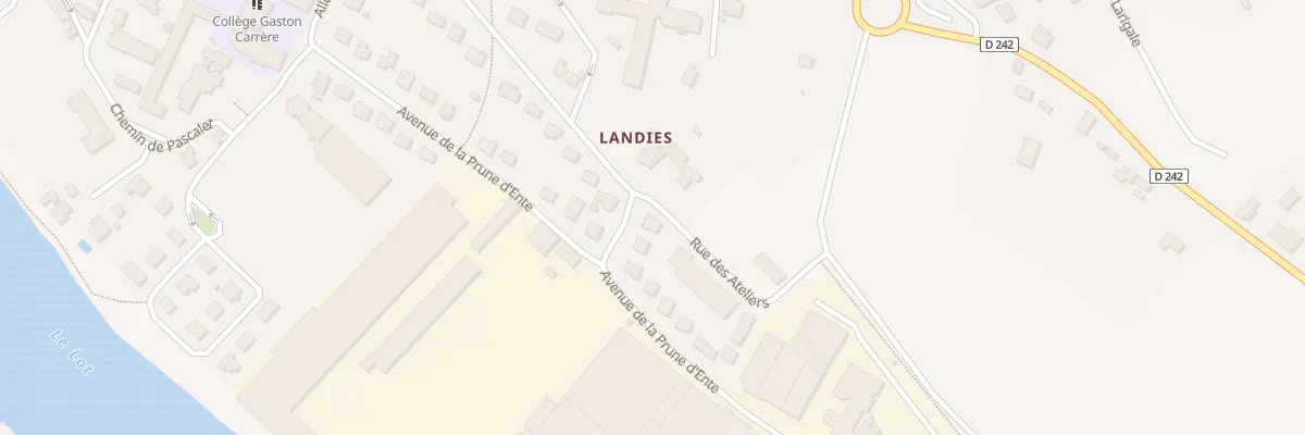Plan du 21 Av de la Gare à Casseneuil