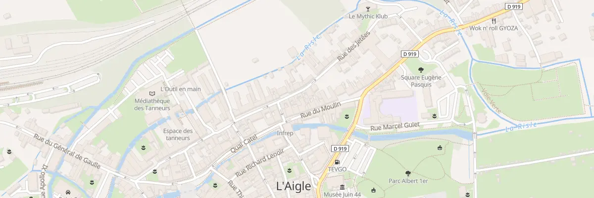 Plan du 6 Rue des Jetees à L’Aigle