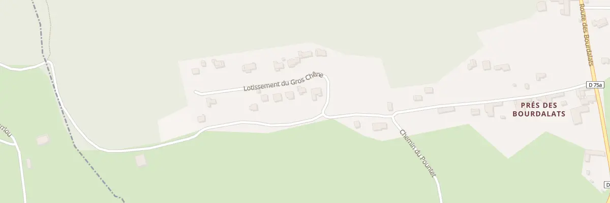 Plan du 3 Lotissement du Gros Chêne à Bordes-de-Rivière