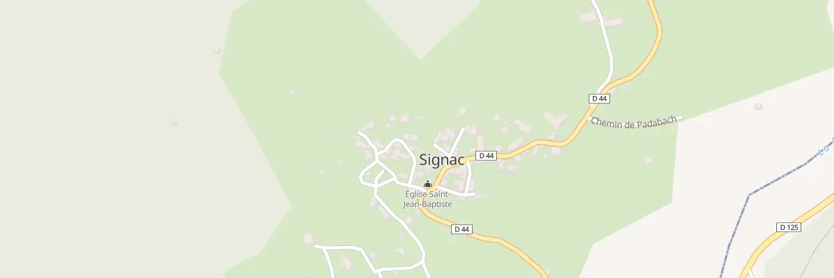 Plan du 2024 Village de Signac à Signac