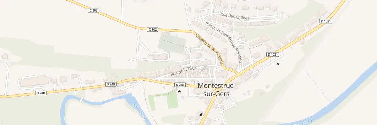 Plan du 5088 Au Village à Montestruc-sur-Gers