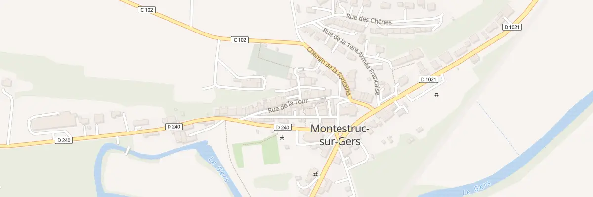 Plan du 5087 Rue de la Tour à Montestruc-sur-Gers