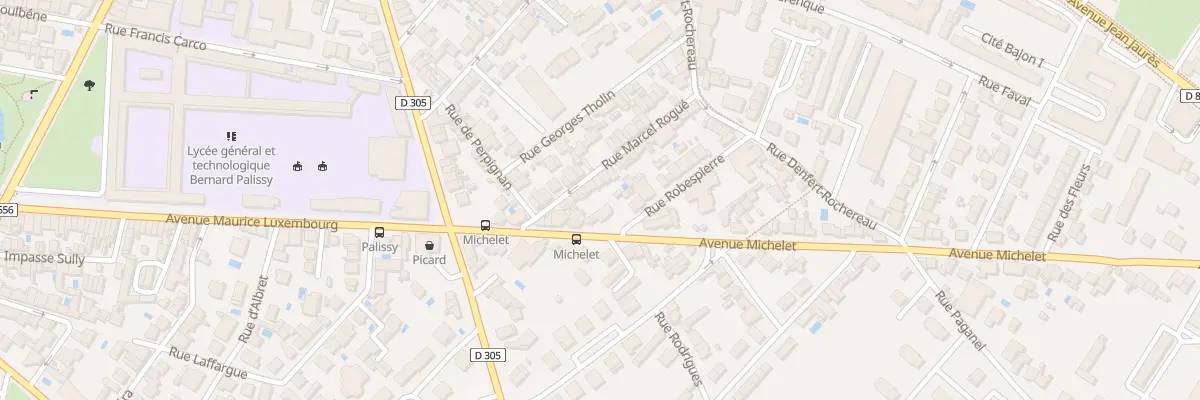 Plan du 14 Rue Marcel Rogué à Agen