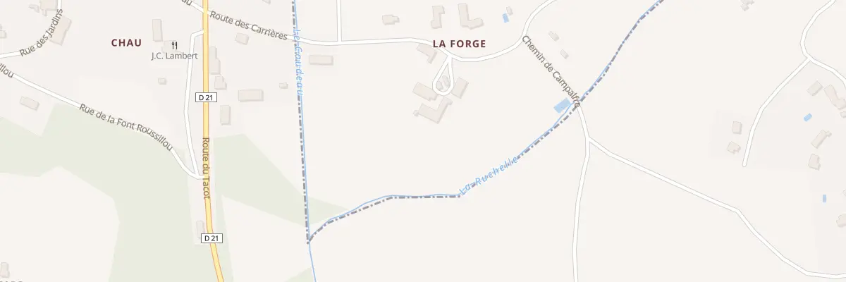 Plan du 31 La Forge à Clermont-de-Beauregard