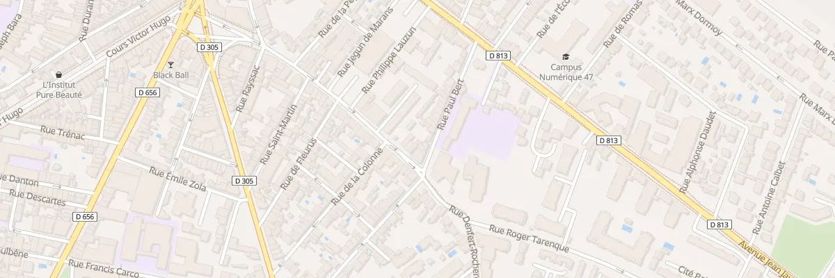 Plan du 53 Rue Denfert Rochereau à Agen