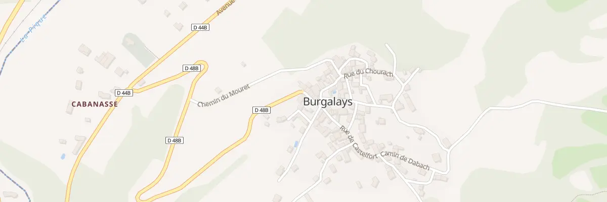 Plan du 5 Village à Burgalays