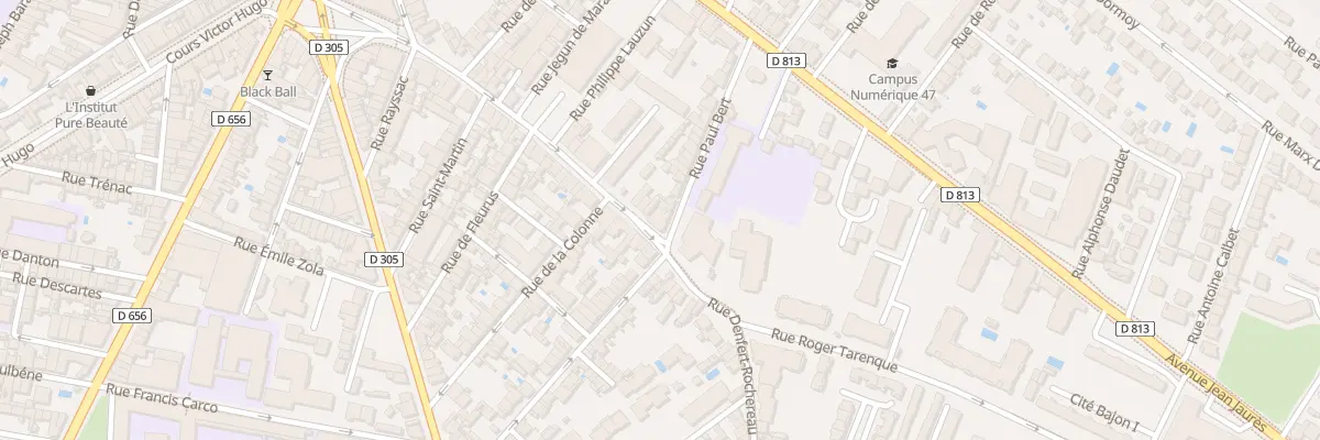 Plan du 57 Rue Denfert Rochereau à Agen