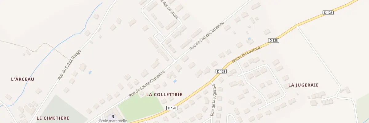 Plan du 8 Rue de Ste Catherine à Sainte-Maure-de-Touraine