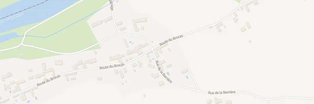 Plan du 33 Rte du Brocas à Pointis-de-Rivière
